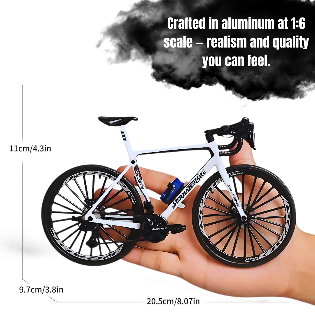 Modellino bici da corsa 1:6 in metallo