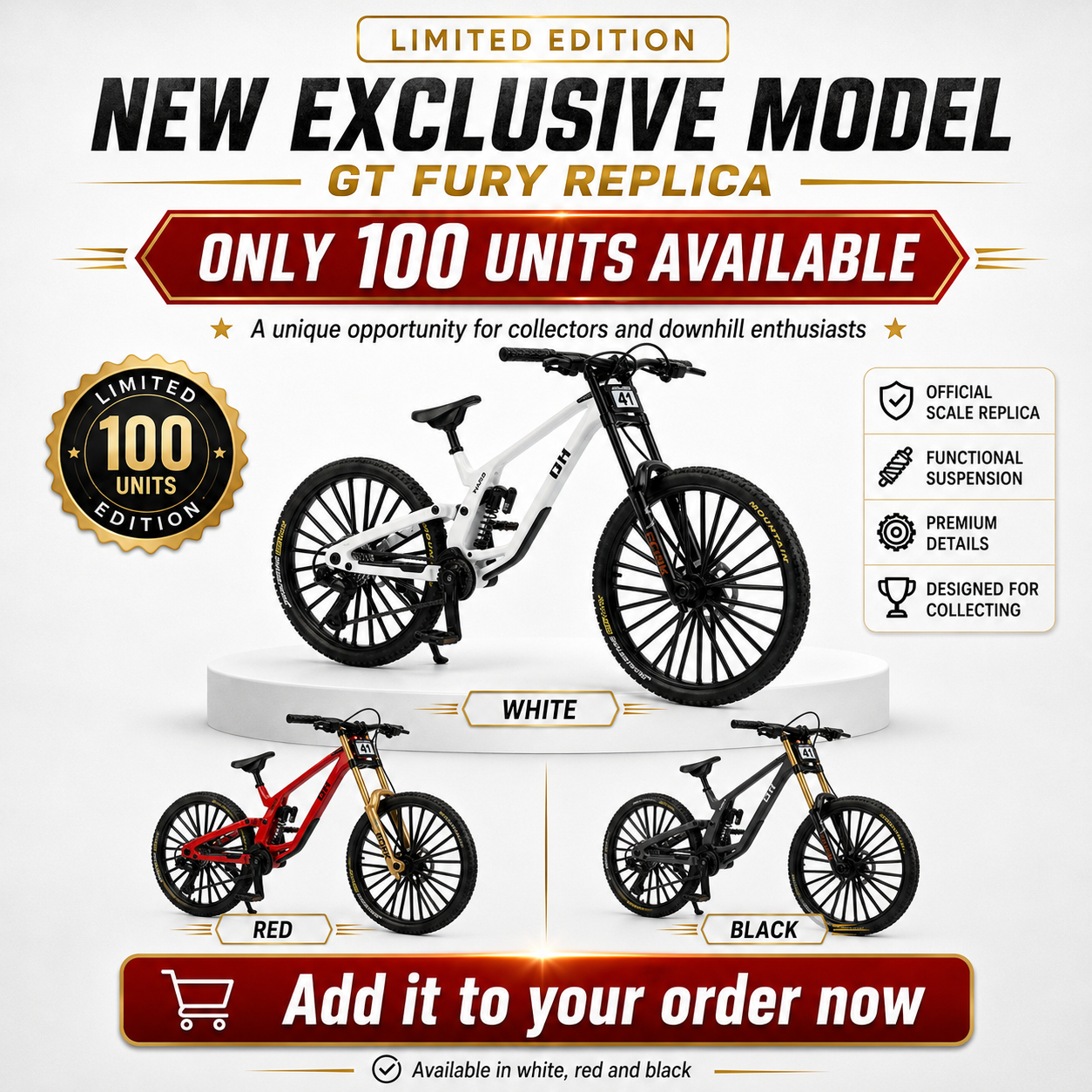 Limited edition GT Fury Replic