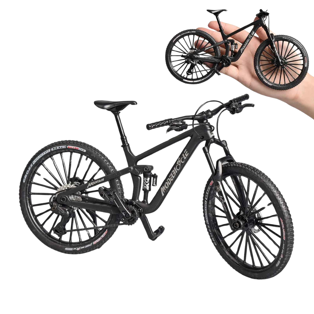 Réplica Enduro – Bicicleta miniatura de metal 1:6