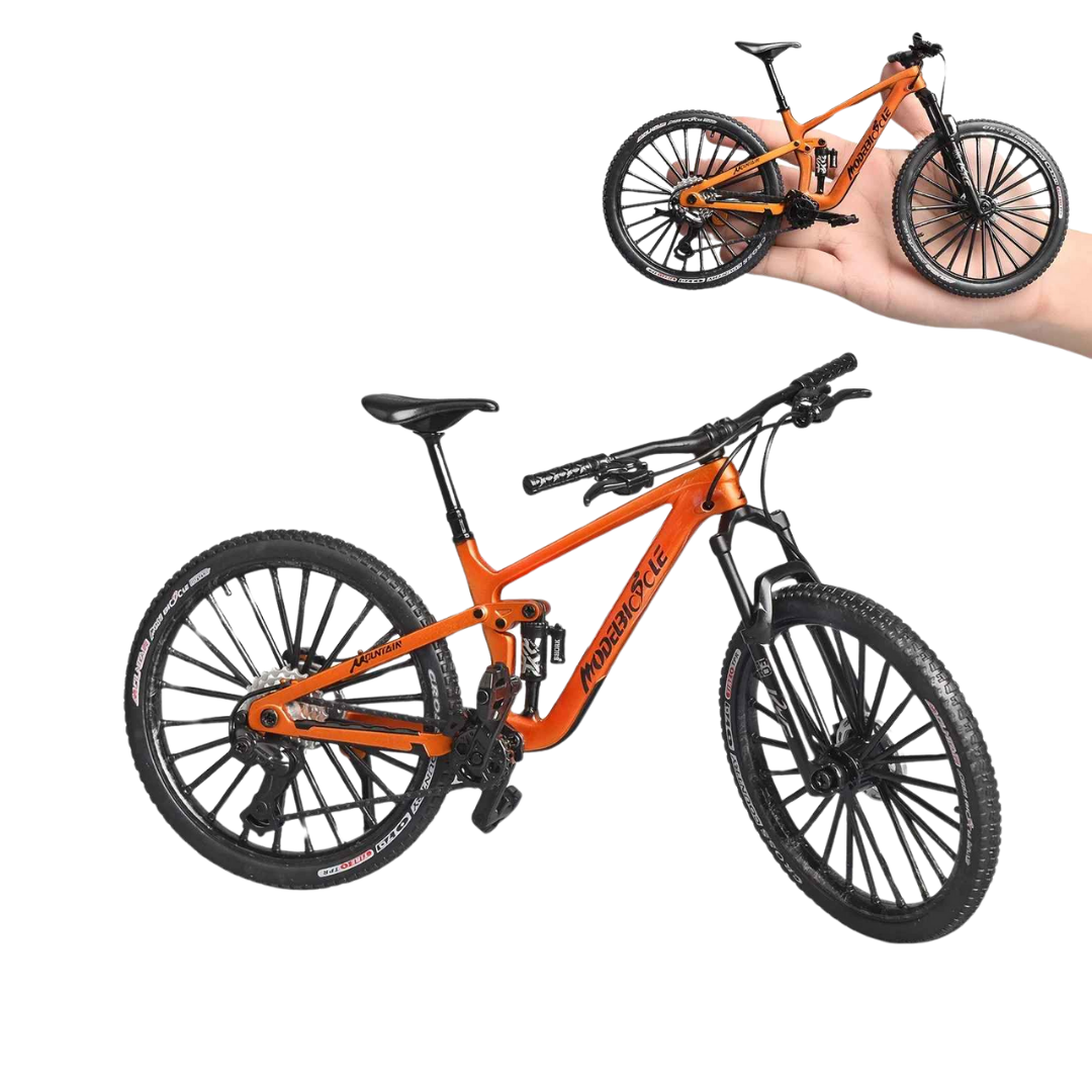 Réplica Enduro – Bicicleta miniatura de metal 1:6