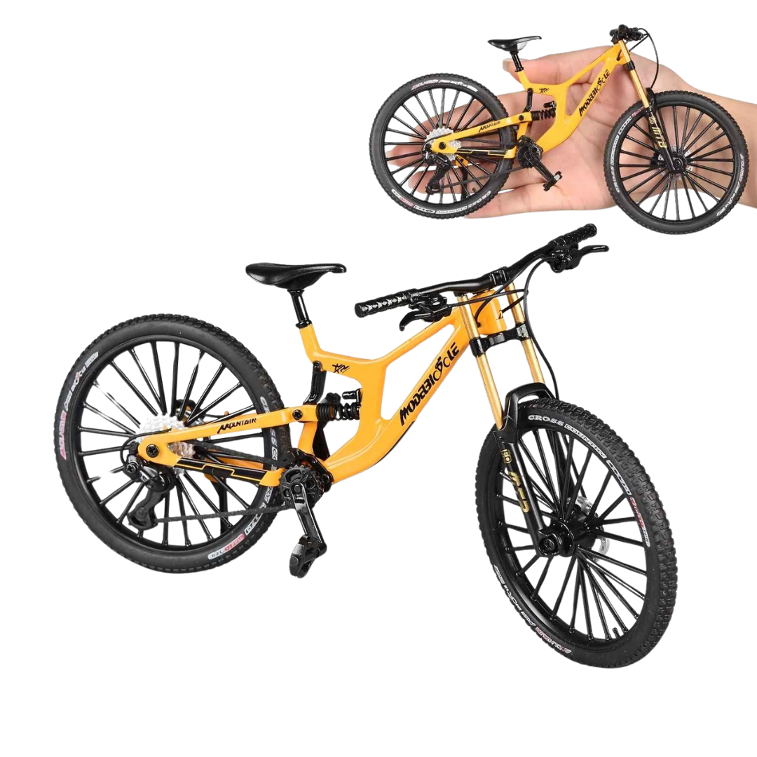 Réplica Santa Cruz V10 – Bicicleta miniatura de metal 1:6